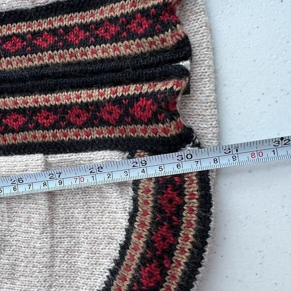 Artesania‎ Edm Peruvian Alpaca Wool Full Zip Hooded Sweater Southwestern Sz M - Picture 13 of 14